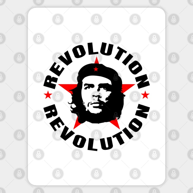 Che Guevara Rebel Cuban Guerrilla Revolution T-Shirt Sticker by HiDearPrint